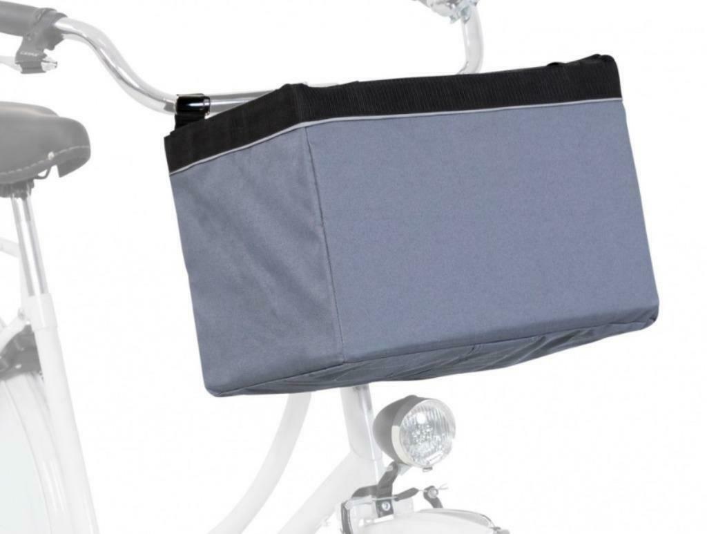 Polyester Fietsmand Voor Stuur Grijs, Ophalen, Nieuw