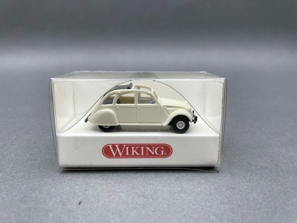CITROËN 2CV Blanche 1/87 HO WIKING Made Germany Neuve+Boite, Hobby & Loisirs créatifs, Voitures miniatures | 1:87, Neuf, Voiture