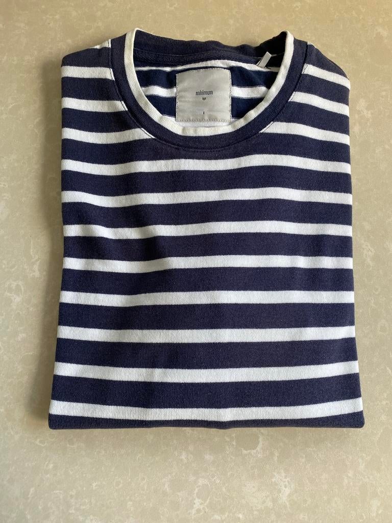 Pull rayé bleu et blanc Minimum, Envoi, Bleu