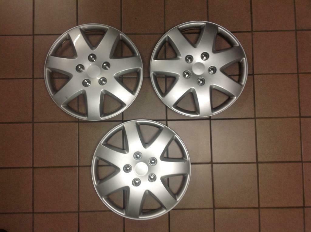 Lot de 3 enjoliveurs standards 16 pouces, Autos : Pièces & Accessoires, Enlèvement ou Envoi, Utilisé