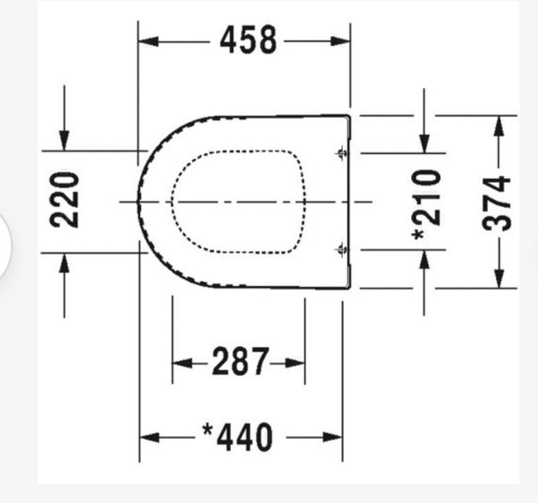 Duravit ME by starck universele toiletbril wit,  softclose, Ophalen of Verzenden, Nieuw, Wit