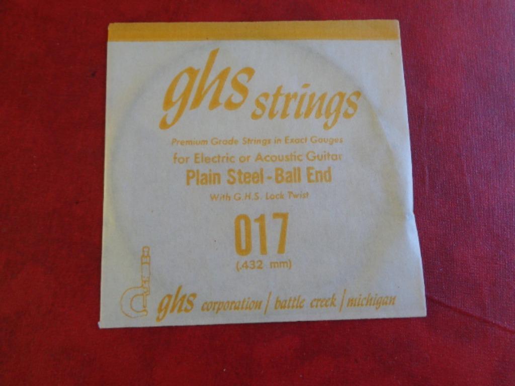Cordes Pour Guitare Electrique Acoustique à l'unité".Ghs 2P, Musique & Instruments, Instruments | Accessoires, Enlèvement ou Envoi