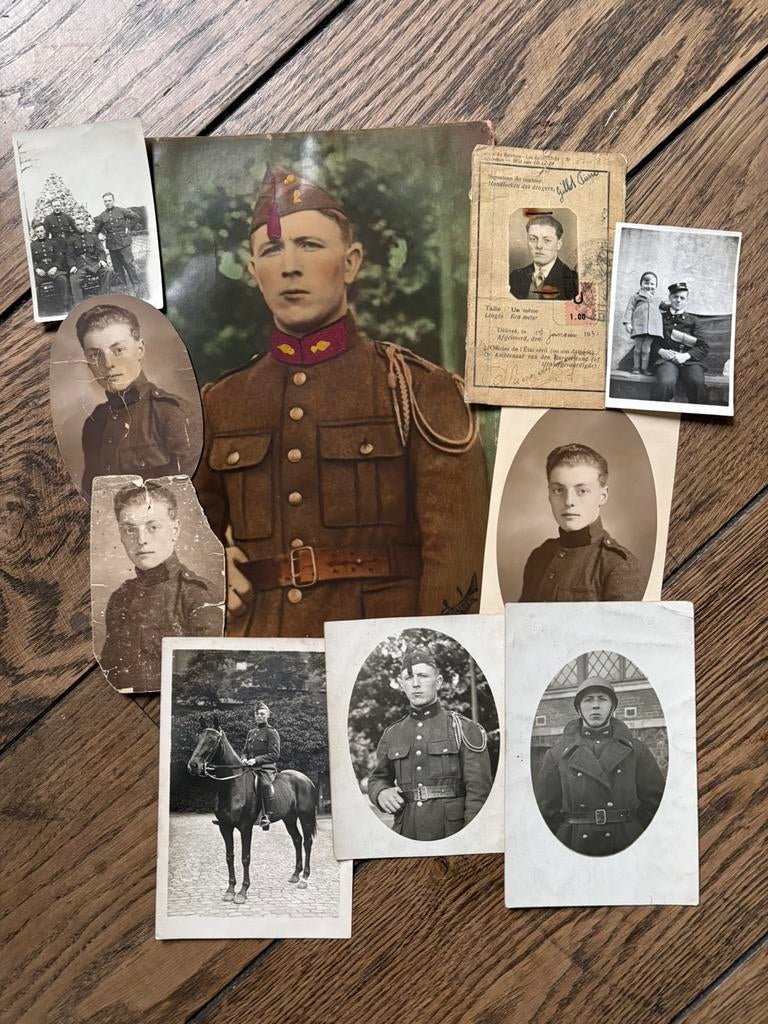 Lot de photo grenadier belge WW1, Enlèvement ou Envoi