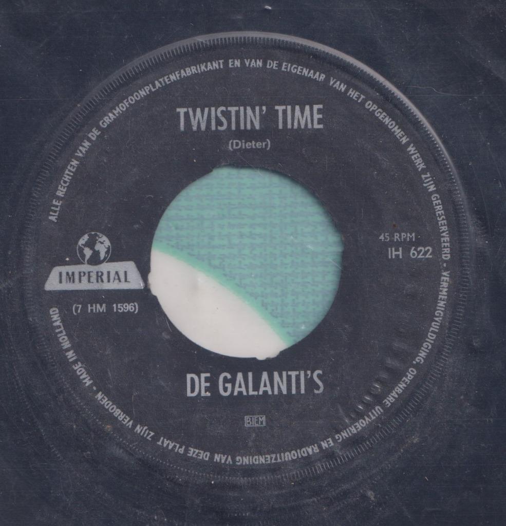 De Galanti’s – Twistin’ time / Jetzt ist walzerzeit - Single, CD & DVD, Vinyles Singles, Utilisé, Single, Pop, 7 pouces, Enlèvement ou Envoi