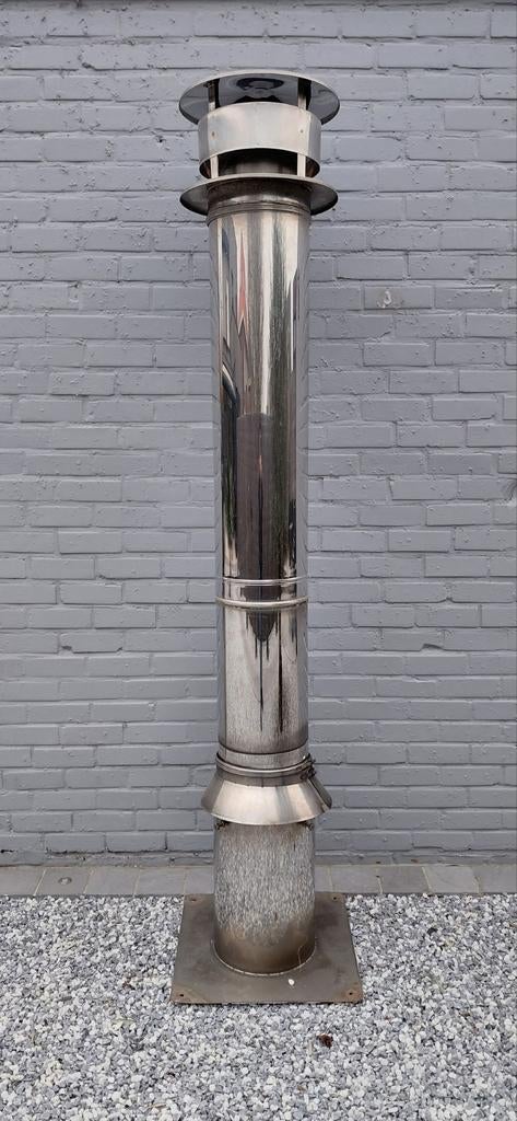 Inox schoorsteen dubbelwandige buizen, Doe-het-zelf en Bouw, Ophalen, Inox
