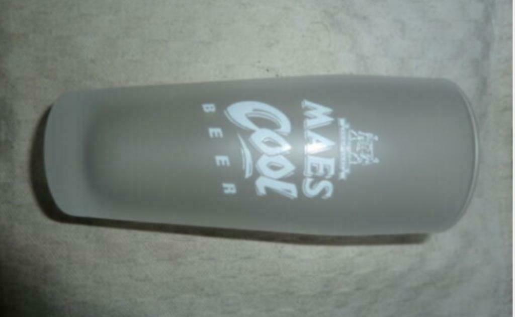 #M bier glas MAES COOL BEER 25cl Brouwerij Alken - Maes, Verzamelen, Ophalen of Verzenden, Nieuw, Bierglas