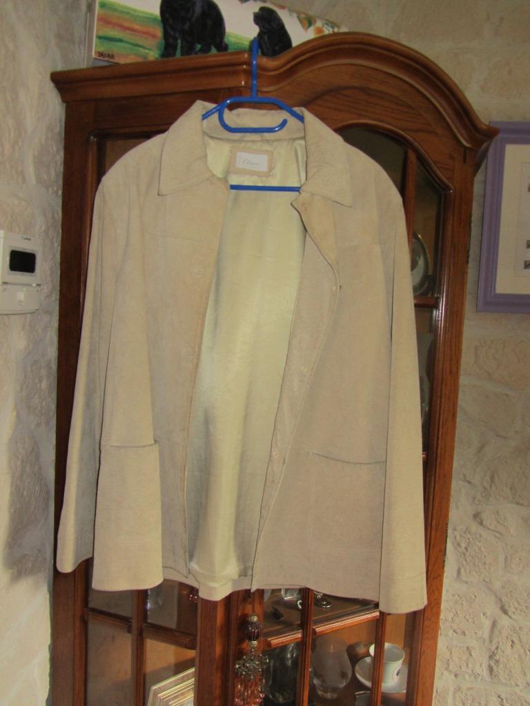 Veste doublée Etam neuve 100% cuir de porc, ETAM, Enlèvement, Taille 42/44 (L)