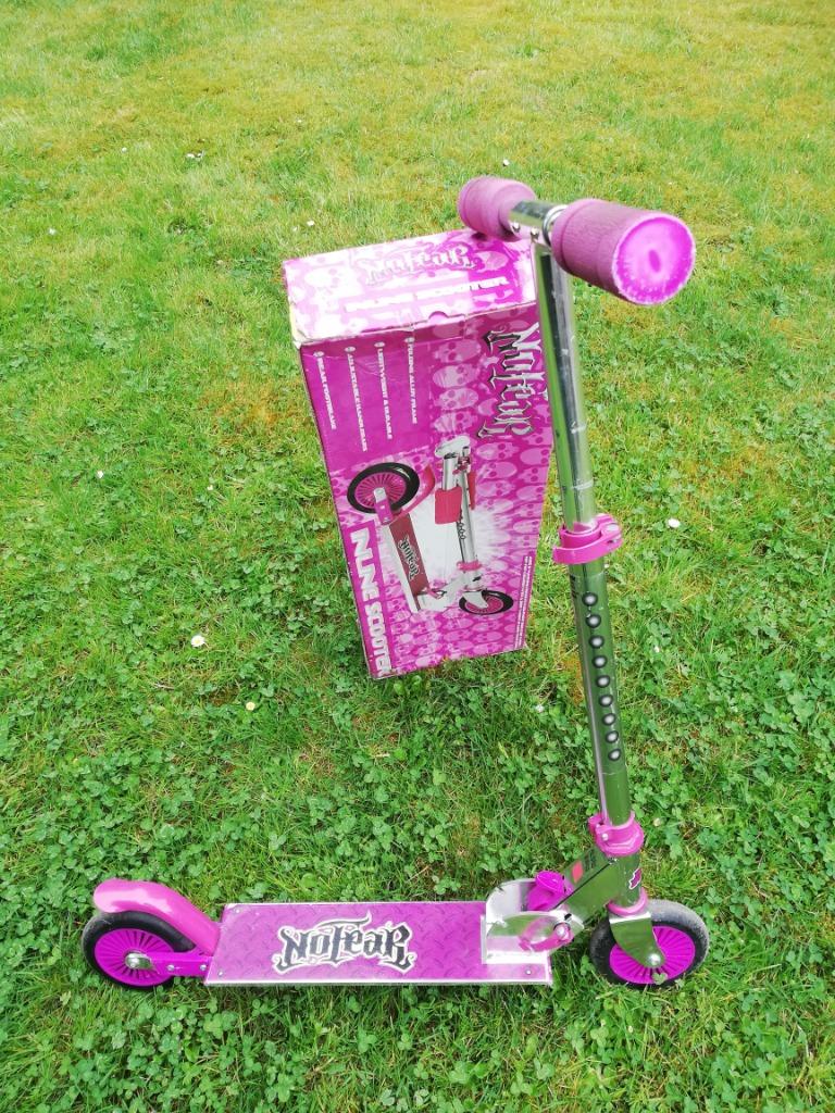 Step Kind No Fear -  voetrem, Fietsen en Brommers, Steps, Ophalen, Gebruikt, Gewone step, No Fear
