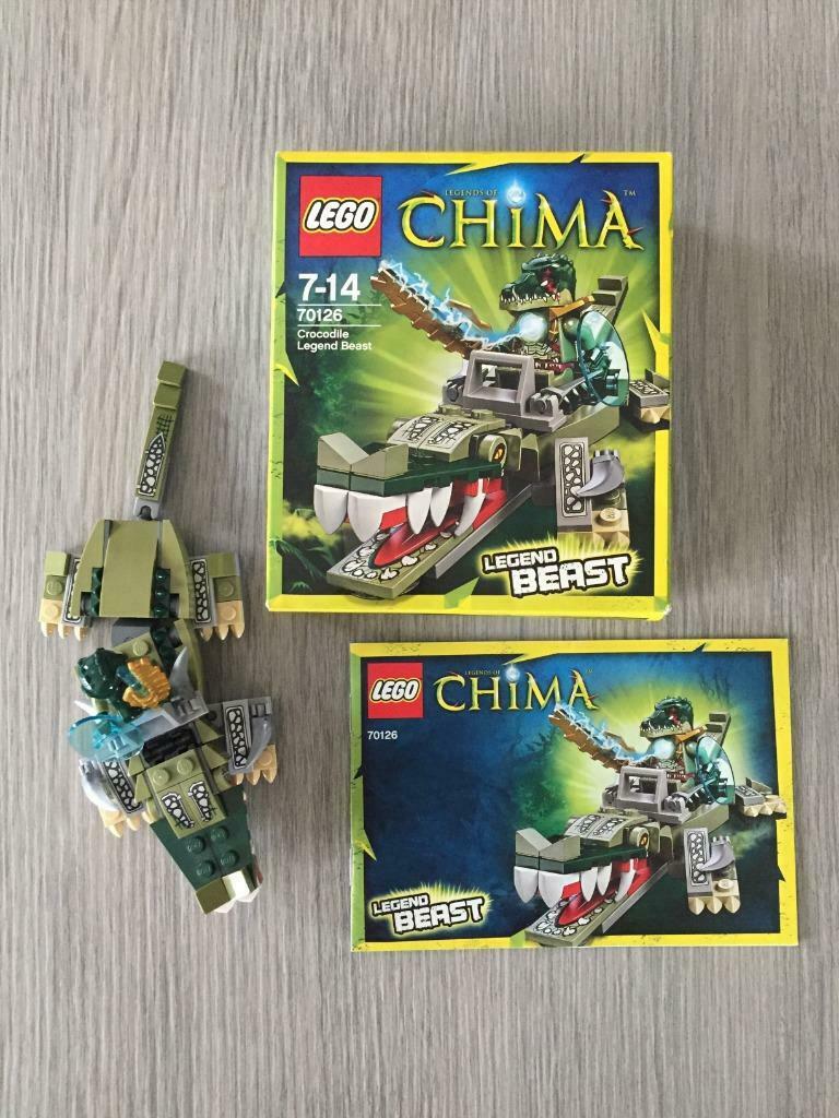Lego Chima Legendebeest Krokodil (70126), Kinderen en Baby's, Speelgoed | Duplo en Lego, Ophalen of Verzenden, Zo goed als nieuw