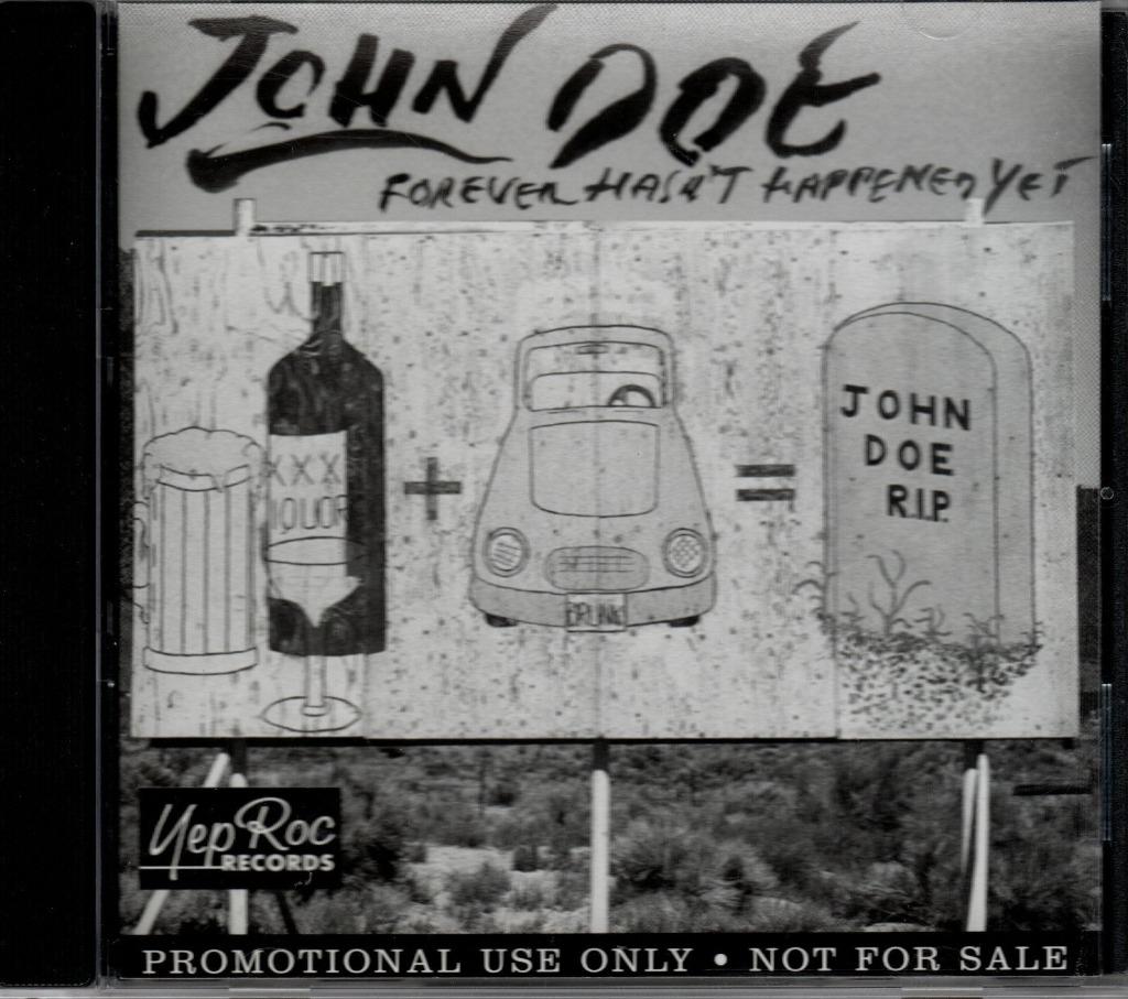 JOHN DOE - FOREVER HASN'T HAPPENED YET - CD - PROMO - 2005 -, Verzenden, Zo goed als nieuw, Alternative