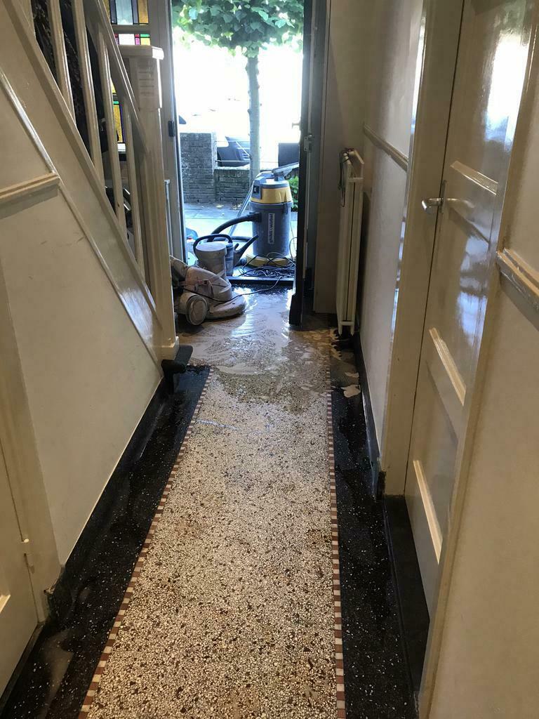 Jaren 30 huis terrazzo polijsten, Ophalen of Verzenden
