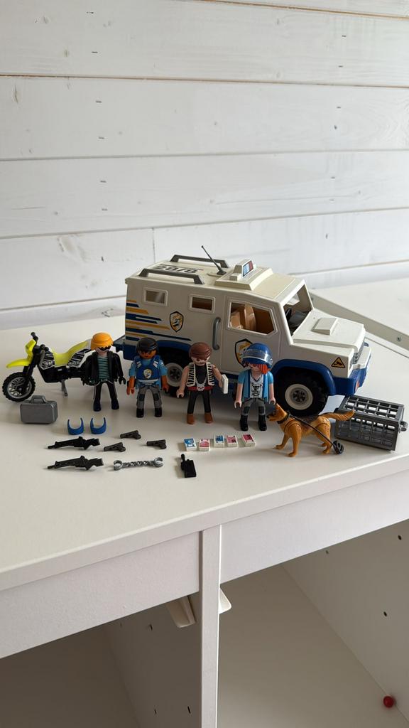 Playmobil 9371 Action Heroes Cash transport + quad gratuit!, Enlèvement ou Envoi, Comme neuf