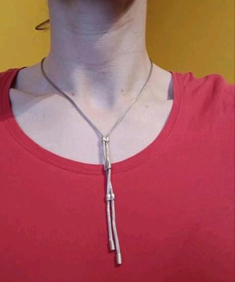 Collier argent travaillé, Enlèvement ou Envoi, Utilisé, Argent, Argent
