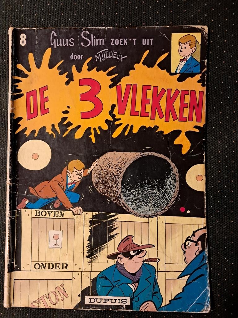 De 3 vlekken Guus Slim Tilleux, Boeken, Ophalen of Verzenden, Gelezen