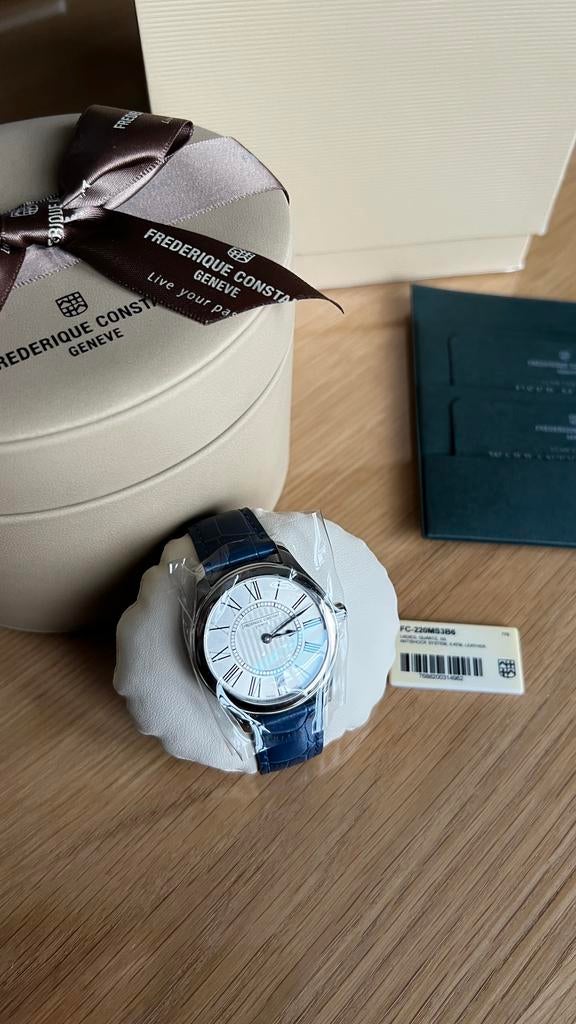 Frederique Constant Ladies FC-220MS3B6, Ophalen of Verzenden, Zo goed als nieuw
