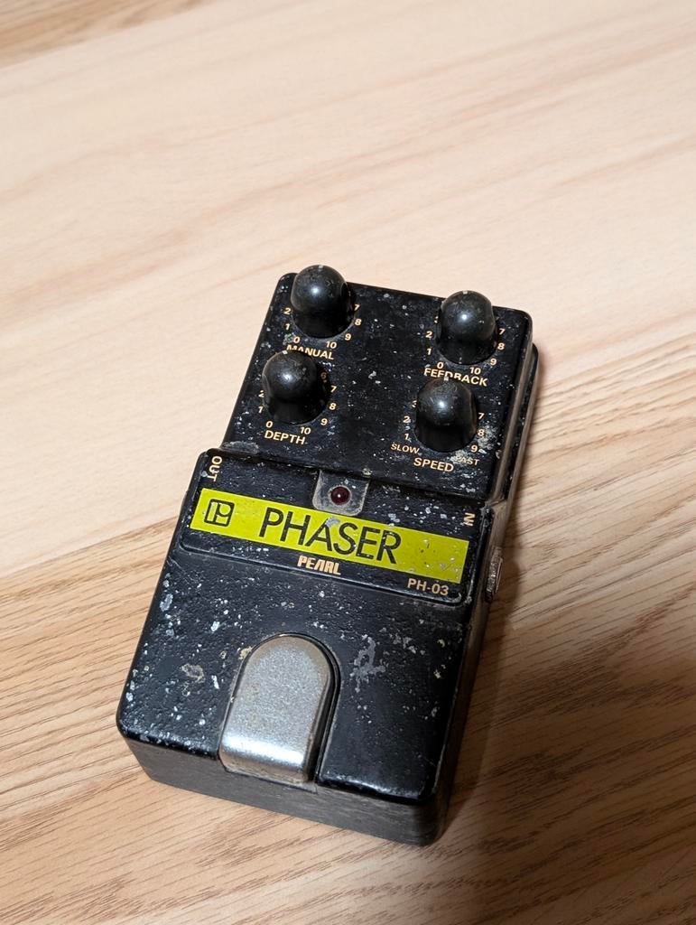 Pearl PH-03 Phaser, vintage phaser pedal, collectors item, Muziek en Instrumenten, Ophalen of Verzenden, Gebruikt