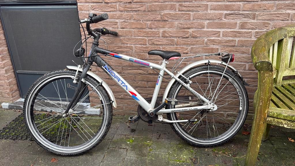 Kinderfiets - norta  _ diameter 52cm, Ophalen, Gebruikt, Aluminium, 20 tot 24 inch