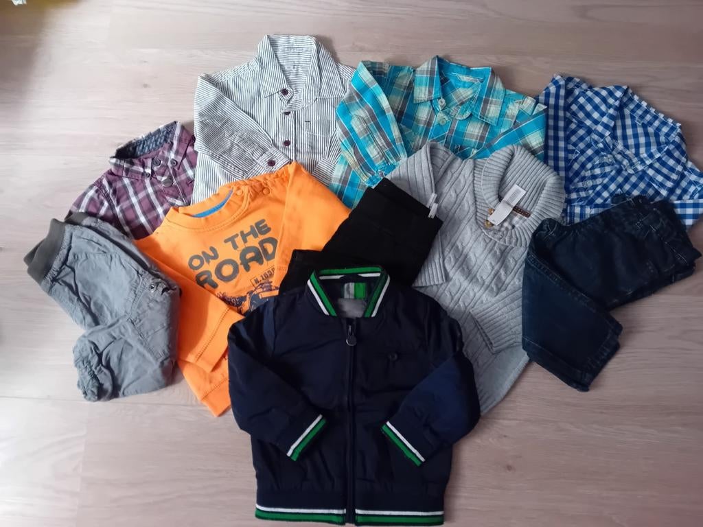Babykleding - jongen - maat 80, Enlèvement, Utilisé, Taille 80