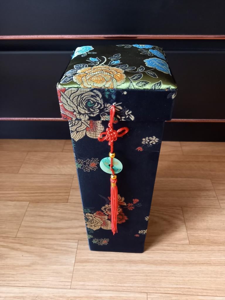 BELLE BOÎTE DE RANGEMENT CHINOISE EN BOIS, Enlèvement ou Envoi, Comme neuf
