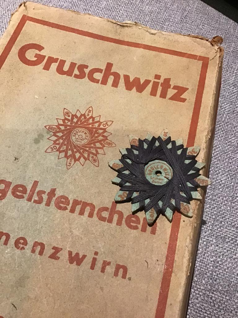 1 stuk Gruschwitz garen WO2 luftwaffe, Ophalen of Verzenden, Luchtmacht, Overige typen