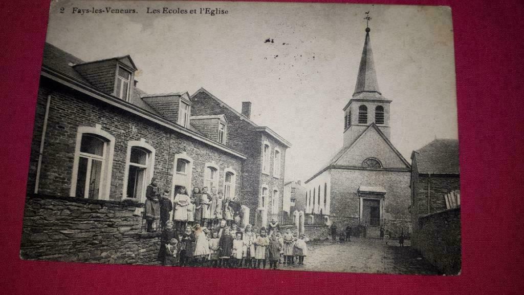 Carte postale 1912 Fays-Les-Veneurs, Enlèvement ou Envoi, Avant 1920, Non affranchie, Luxembourg