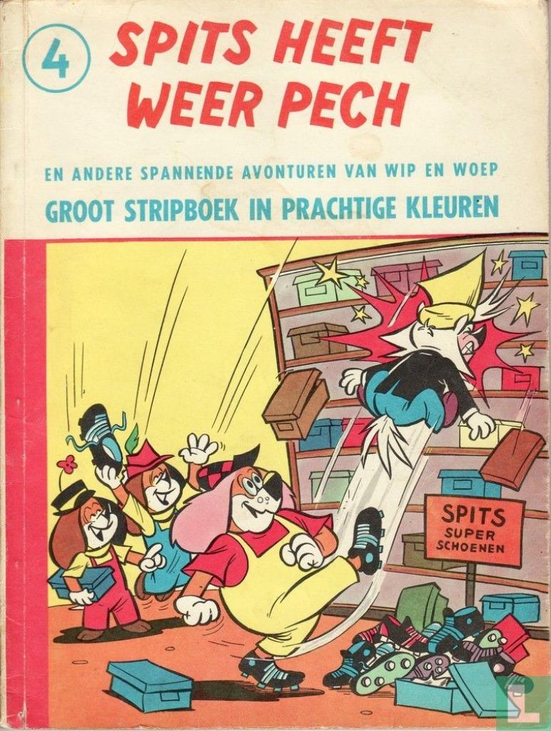 Wiep en Woep - Nr. 4 (1968) 1e druk! Goede staat!, Une BD, Envoi, Utilisé