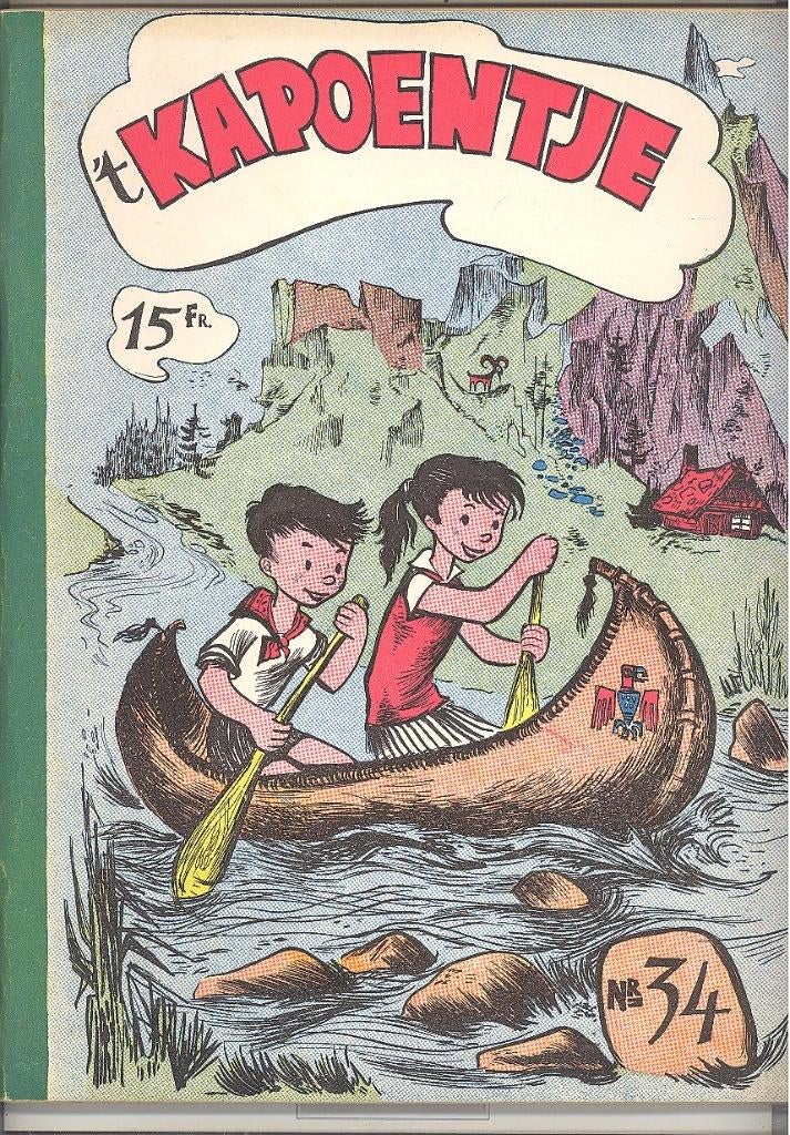 Kapoentje bundeling nr 34 - 1957., Eén stripboek, Ophalen of Verzenden, Gelezen