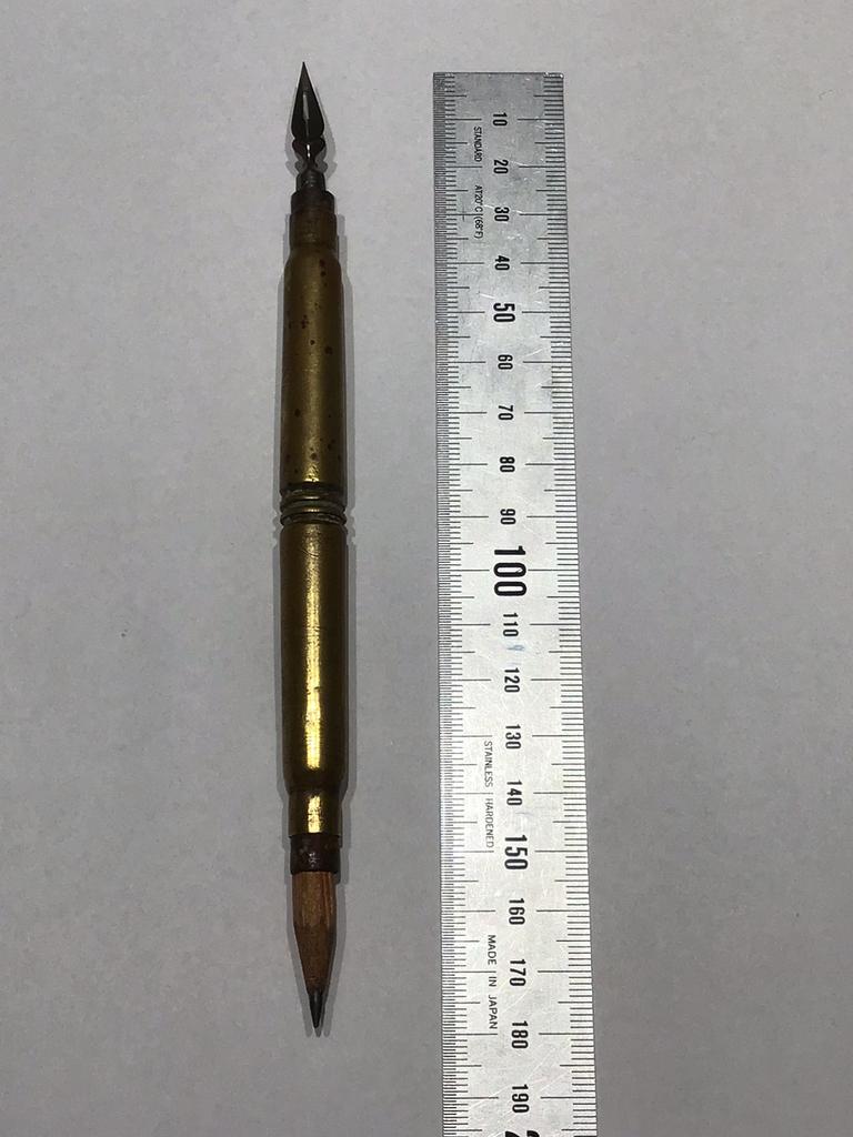 Trench Art, stylo et crayon de la Première Guerre mondiale., Collections, Objets militaires | Général, Enlèvement ou Envoi