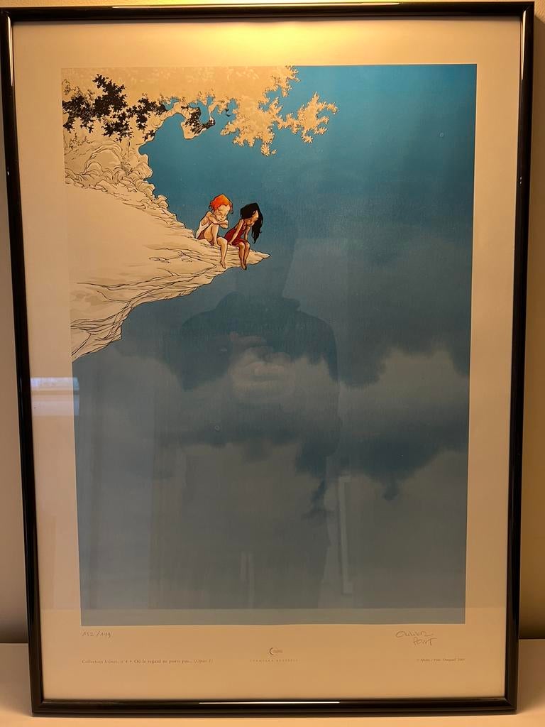Où le regard ne porte pas... (poster signé & numéroté), Neuf, Olivier Pont