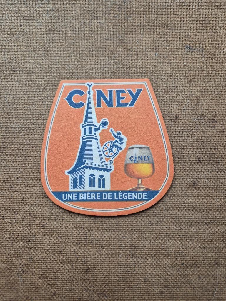 Sous bock Ciney (modèle 7), Collections, Enlèvement ou Envoi, Utilisé, Sous-bock, Autres marques