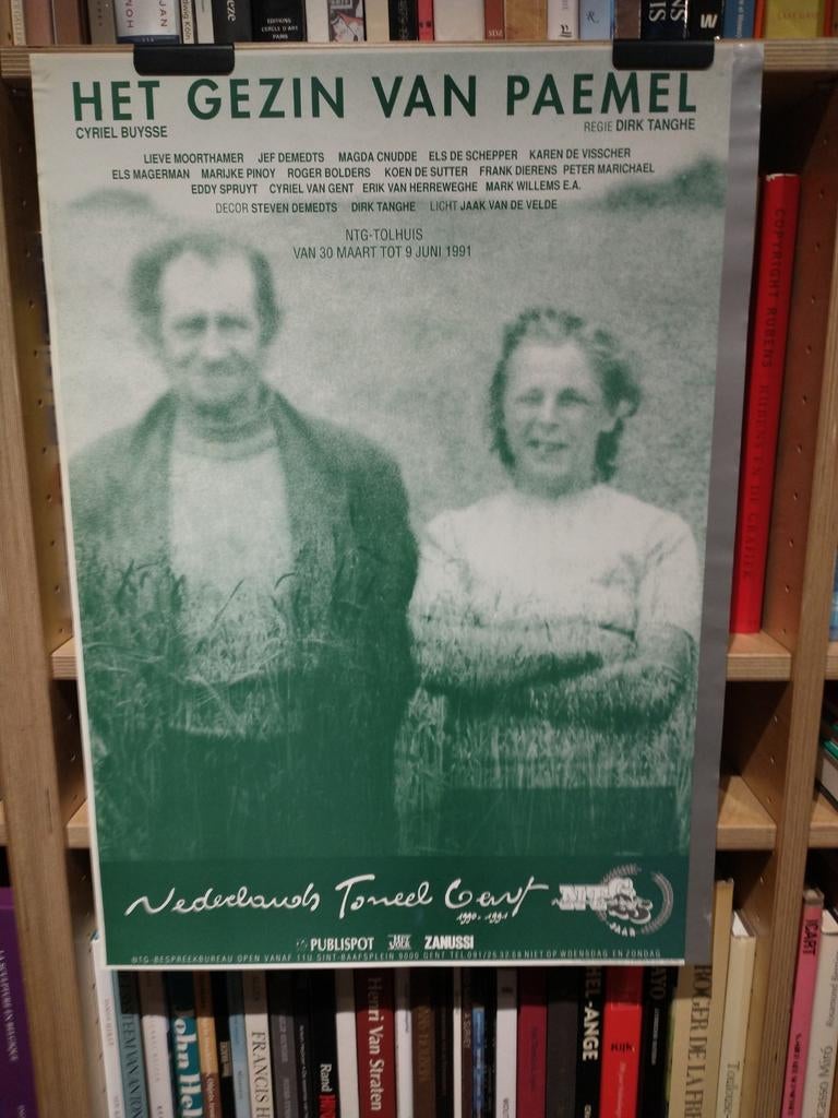 Het gezin van Paemel 1991 affiche, Ophalen of Verzenden, Zo goed als nieuw