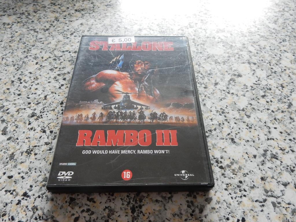 nr.2215- Dvd: rambo III - actie, Vanaf 16 jaar, Ophalen of Verzenden, Actie
