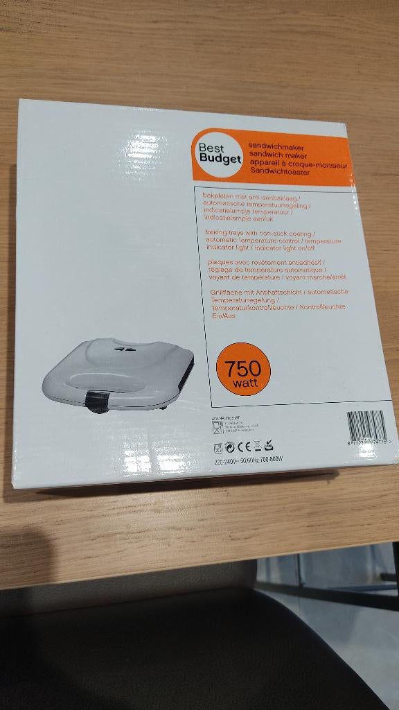 croque monsieur maker, Elektronische apparatuur, Contactgrills, Ophalen of Verzenden, Zo goed als nieuw