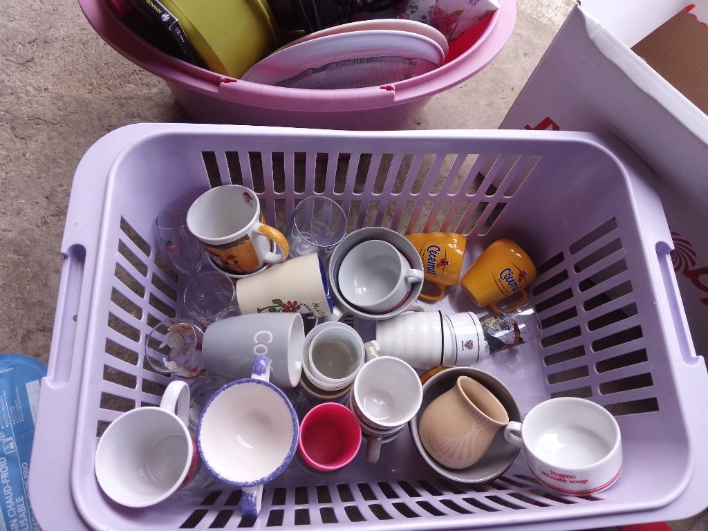 Vaisselle, Enlèvement, Utilisé