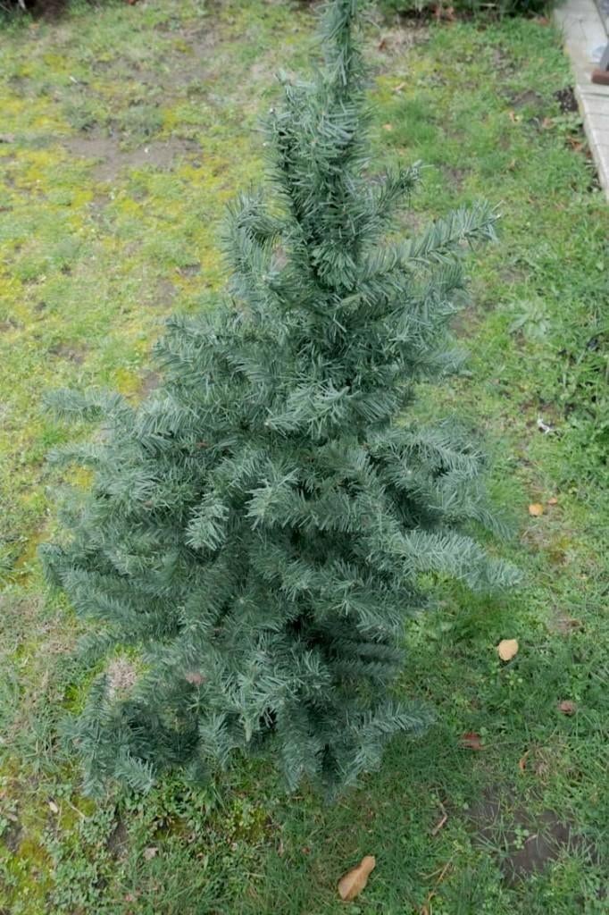 Zachte plastic kerstboom 1,5m hoog, Enlèvement ou Envoi, Utilisé