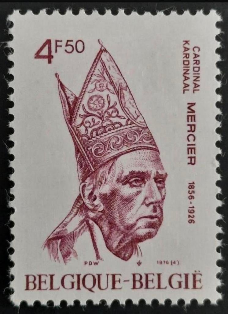 Belgique : COB 1798 ** Cardinal Mercier 1976., Timbres & Monnaies, Sans timbre, Neuf, Enlèvement ou Envoi, Non oblitéré