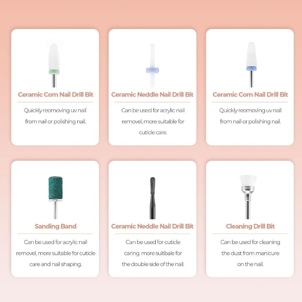 Ponceuse à ongles professionnelle | LIVRAISON GRATUITE, Bijoux, Sacs & Beauté, Neuf, -, -, Autres types