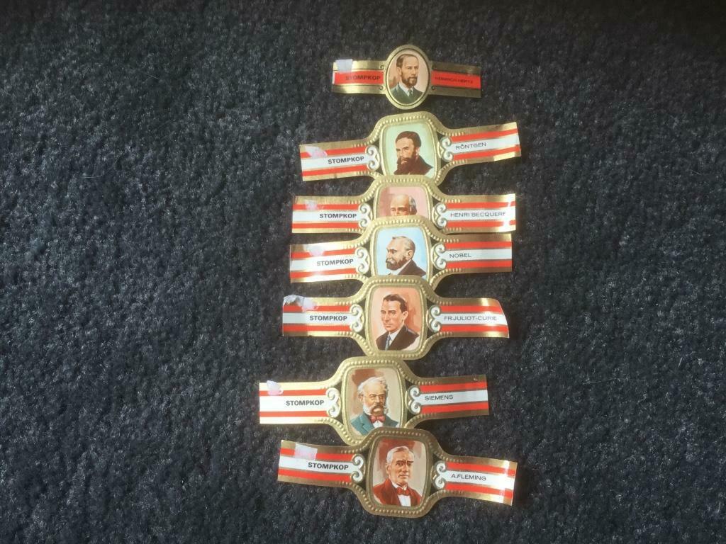Sigaar sigarenbandjes Stompkop Uitvinders, Verzamelen, Ophalen of Verzenden, Gebruikt, Sigarenbandjes