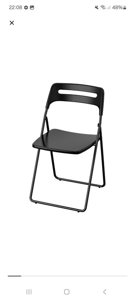 Gezocht klapstoel Ikea Nisse, Ophalen of Verzenden, Nieuw