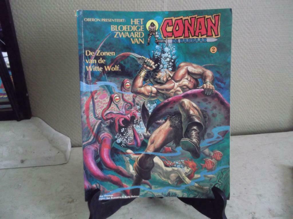Het bloedige zwaard van Conan  - De zonen van de witte wolf, Boeken, Stripverhalen, Eén stripboek, Ophalen of Verzenden, Gelezen