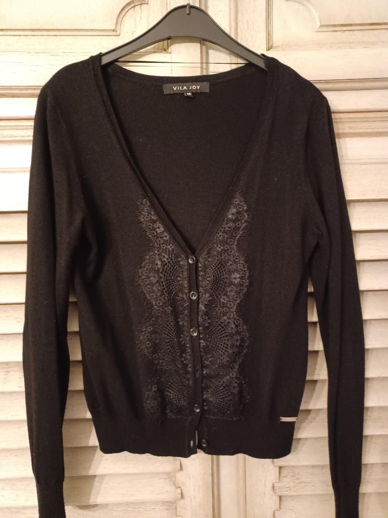 cardigan Vila Joy medium zwart nieuw, Neuf, Taille 38/40 (M), Vila Joy, Noir