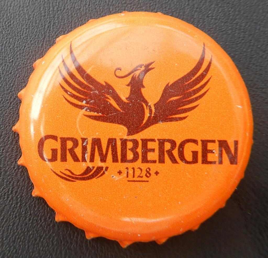 Capsule de bière 977 Grimbergen brune, Envoi, Utilisé, Autres types