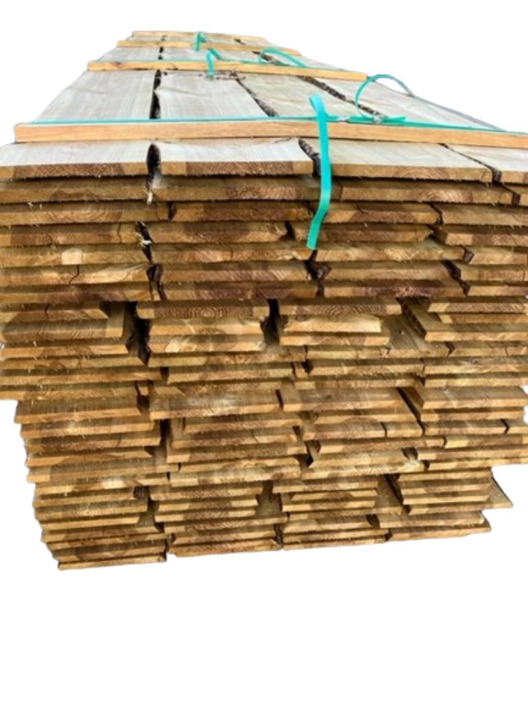 Schorsplanken | Schaaldelen | Boomplanken, Doe-het-zelf en Bouw, Ophalen, Vuren, Geïmpregneerd