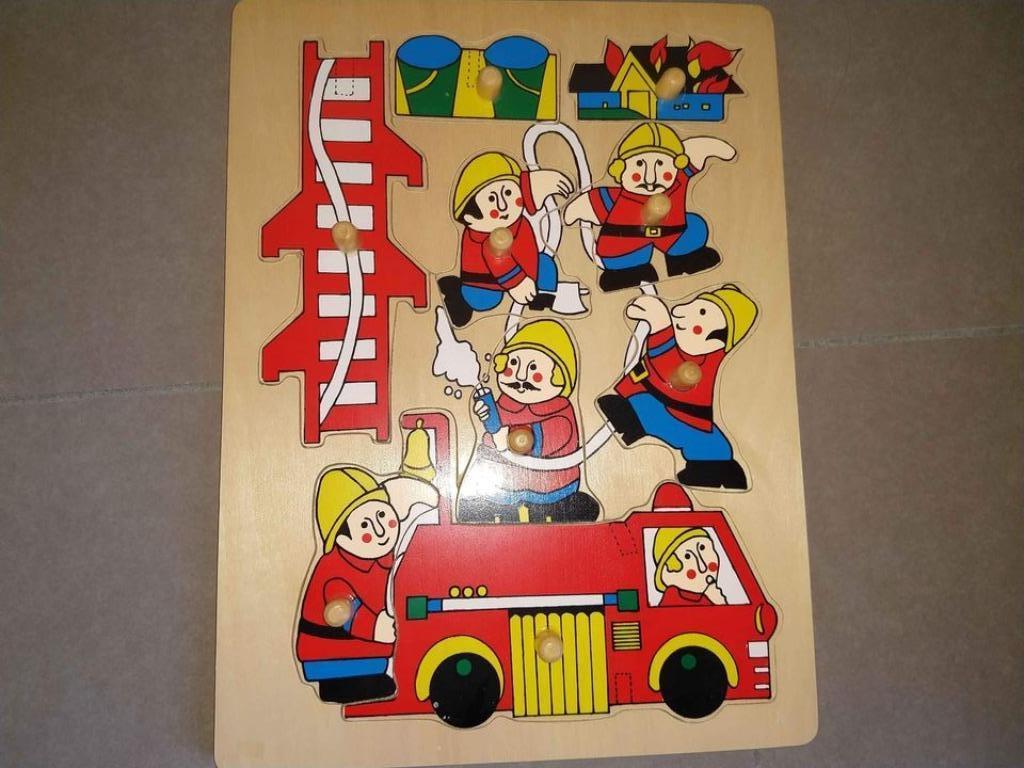 Inlegpuzzels (brandweer - voertuigen), Ophalen, Nieuw