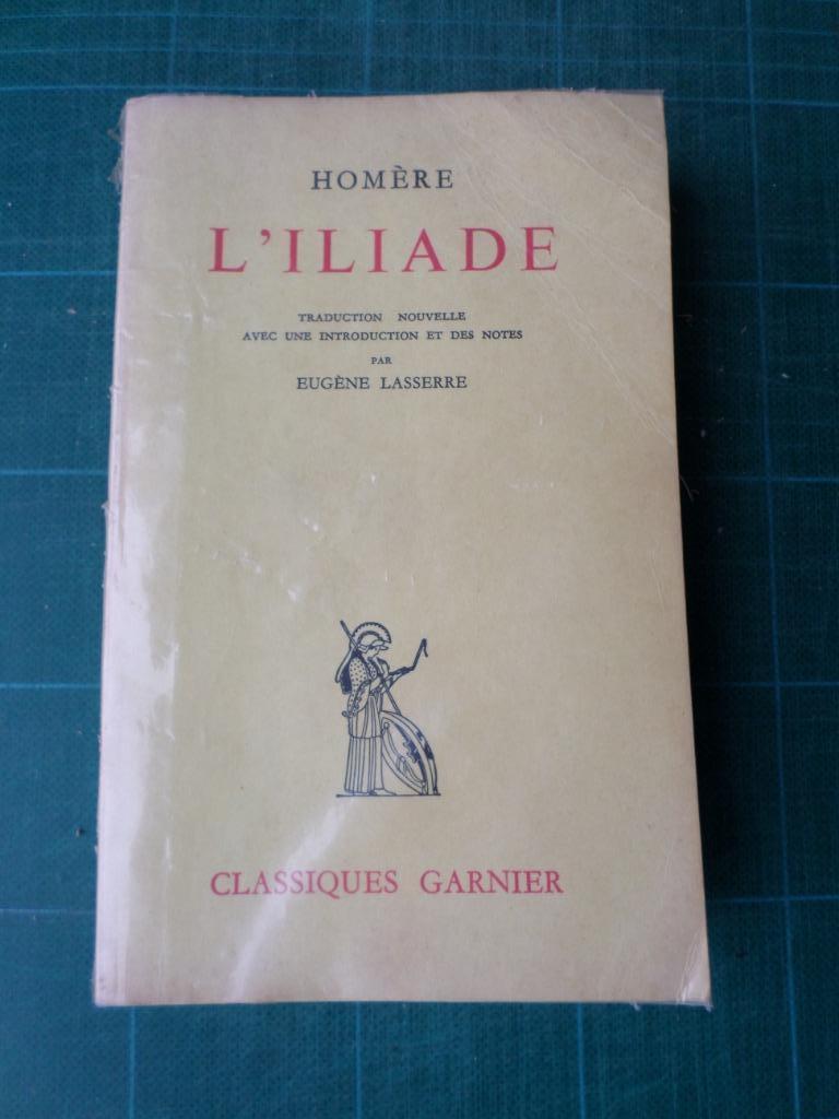 L’Iliade (Homère) – 1960 – 494 pages, Livres, Livres scolaires, Enlèvement ou Envoi, Homère, Grec, Utilisé