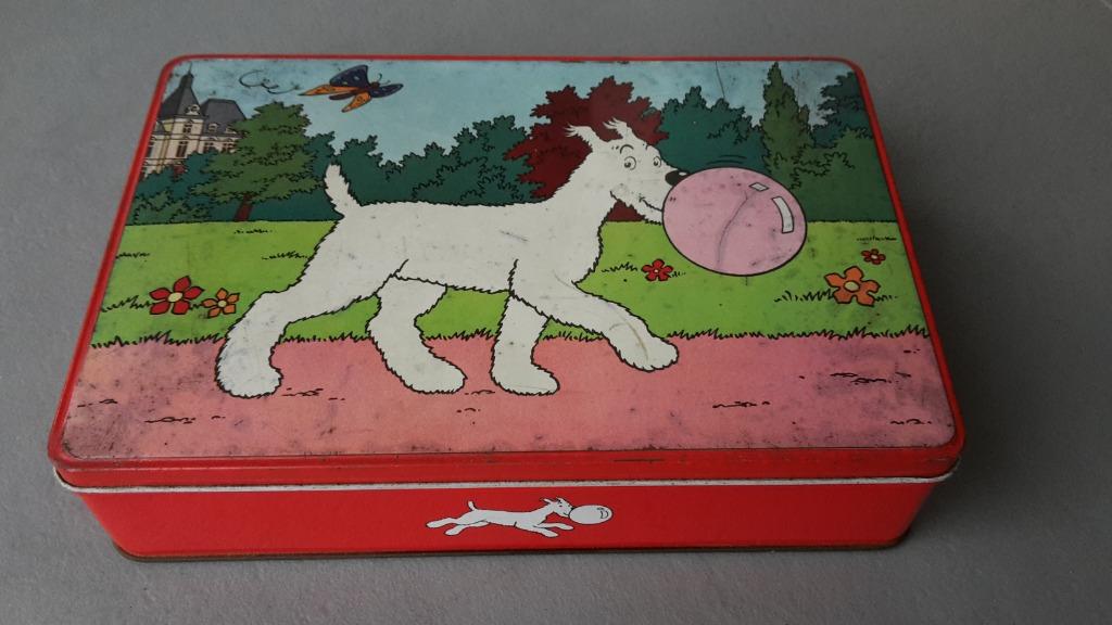 Blik Kuifje : Bobby met bubblegum, Verzamelen, Ophalen of Verzenden