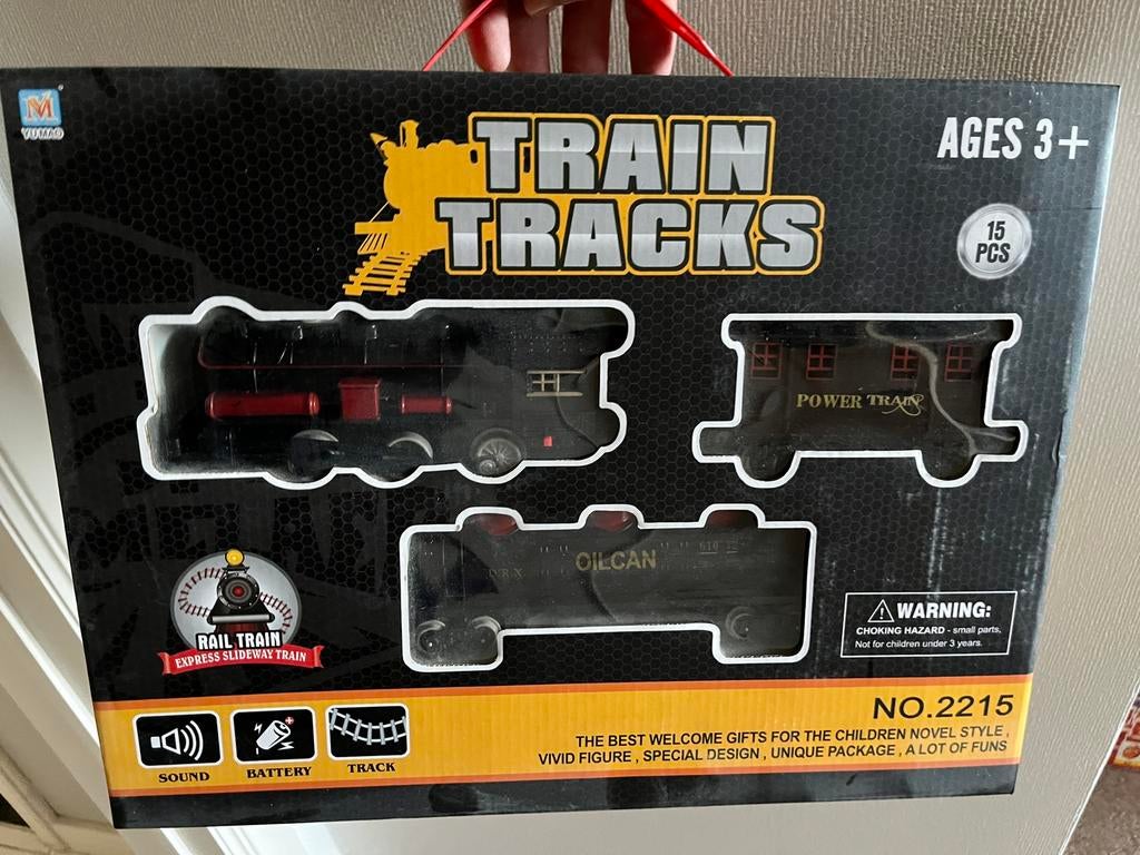 Trein met rails, Ophalen, Zo goed als nieuw