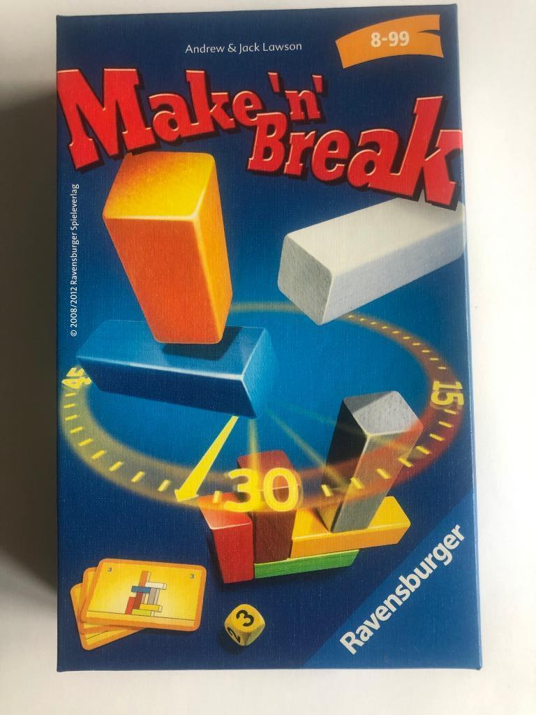 Gezelschapsspel: Make 'n' Break: Ravensburger, Hobby en Vrije tijd, Gezelschapsspellen | Bordspellen, Nieuw, Drie of vier spelers
