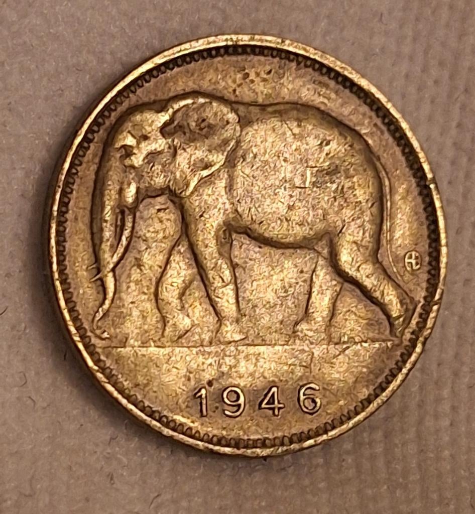 Koloniale valuta 1 Fr. 1946 Belgische Congo, Verzenden