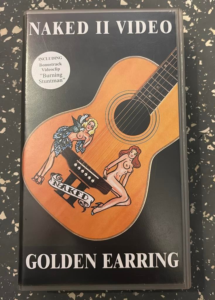 VHS Golden Earring Naked 2 Video, Ophalen of Verzenden, Zo goed als nieuw